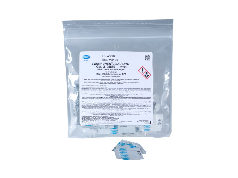 DPD Total Chlorine Reagent Powder Pillows