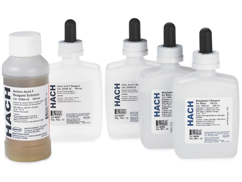 Silica Reagent Set, Ultra Low Range, Bulk Solution