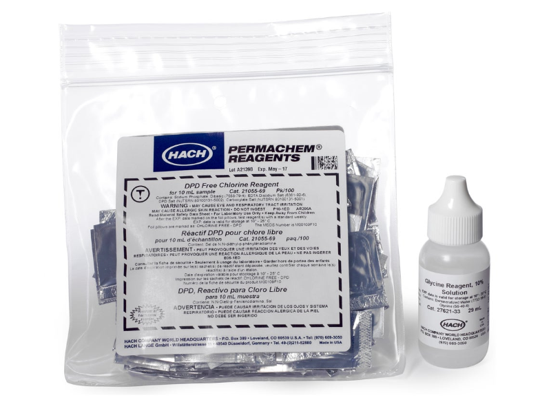 Chlorine Dioxide Reagent Set, DPD Glycine
