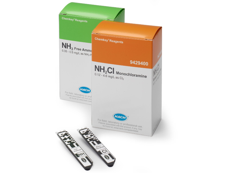 Free Ammonia & Monochloramine Chemkey® Reagents